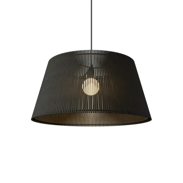 The Living Hinges pendant brings architectural interest to small spaces with its distinctive organic black finish and compact 8.86-inch profile. Perfect for creating focused task lighting or adding sculptural accents.