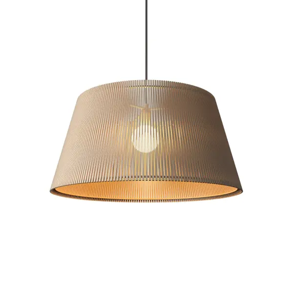 Living Hinges Organic Cappuccino Pendant Light