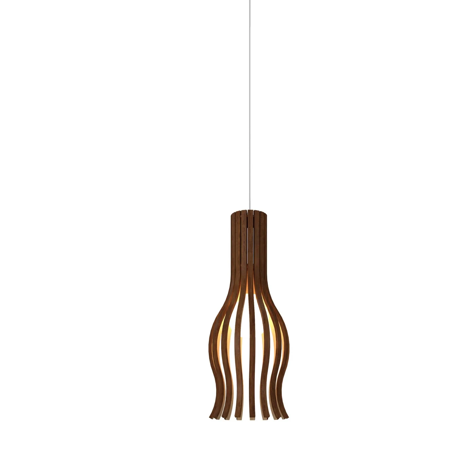Balloon One Light Pendant in Imbuia