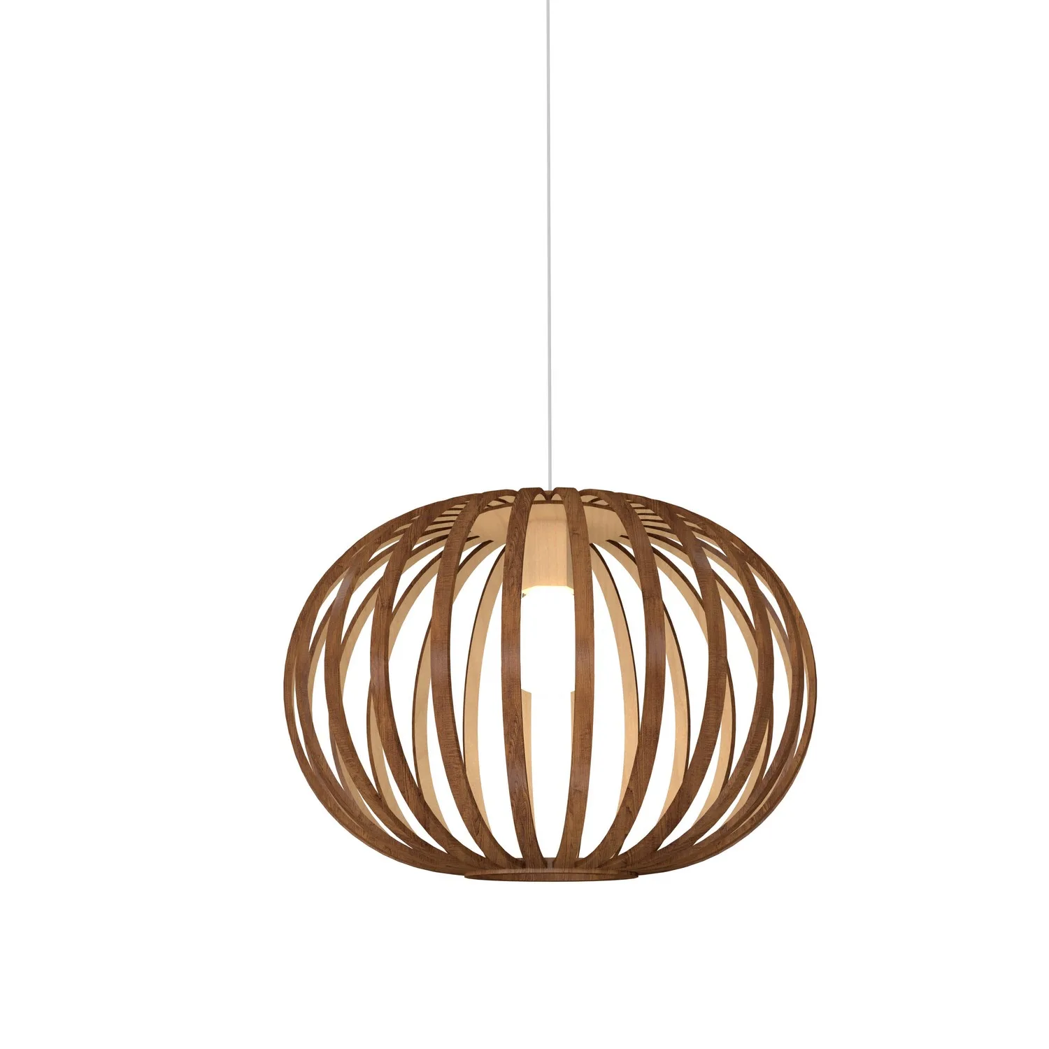 Balloon One Light Pendant in Imbuia