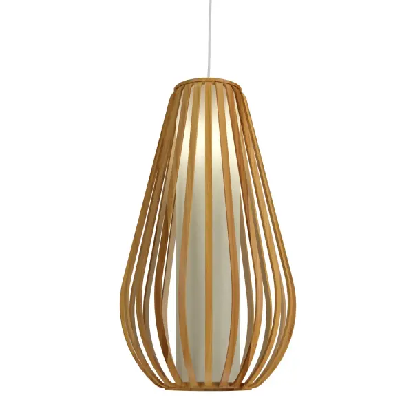 Collection: Balloon Designer: Studio Accord: Bruno Diego Felippe Finish: Teak Width: 16.14" Height: 27.56" Weight: 9.62 lb Wire: 118" Number of Bulbs: 1 Maximum Wattage: 25.00 W Bulb Type: A19 Bulb Base: E26 CRI: 90 Voltage: 120.00 V Material: Wood veneer, MDF Country of Origin: Brazil Safety Listing: UL Safety Rating: Damp Connection: Hard Wired Manufacturer Warranty: 5 Years