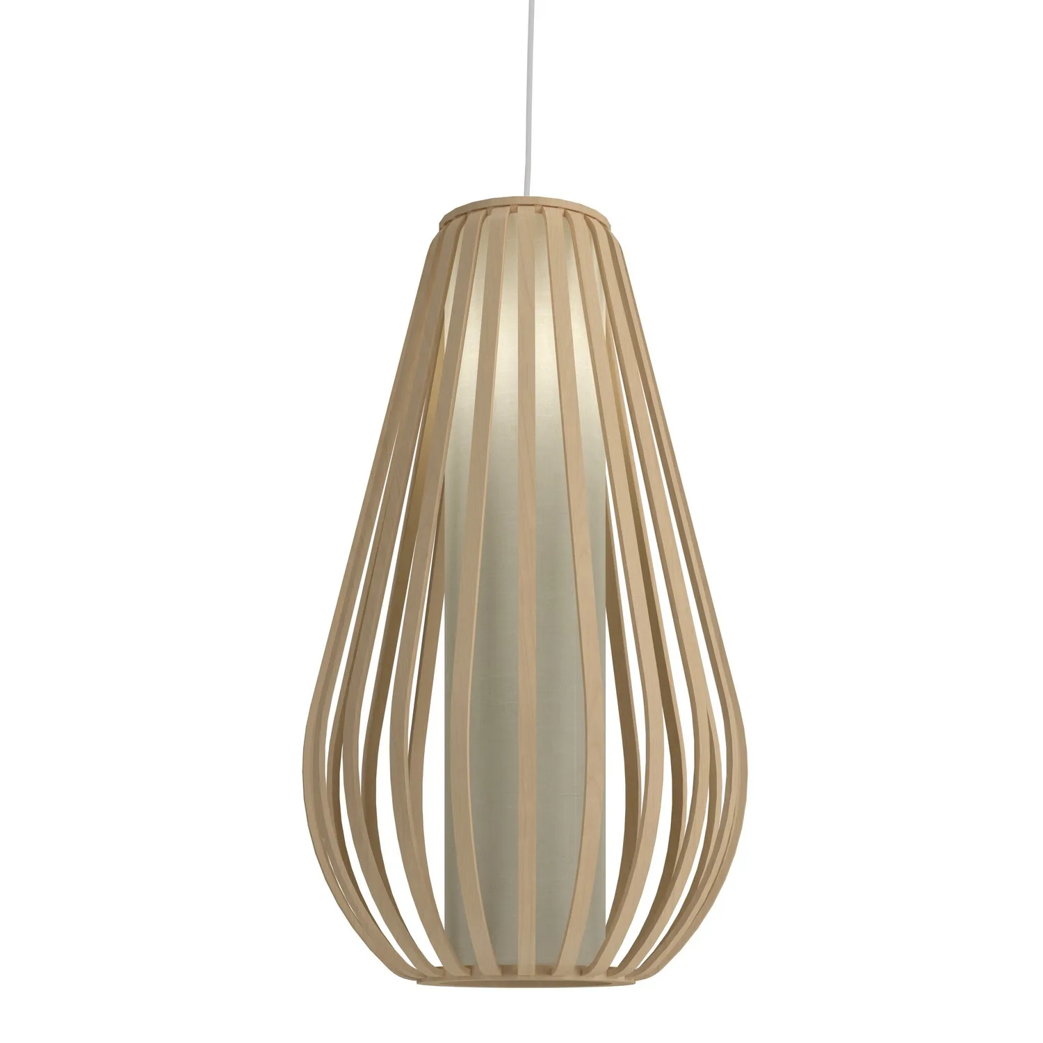 Balloon One Light Pendant in Maple
