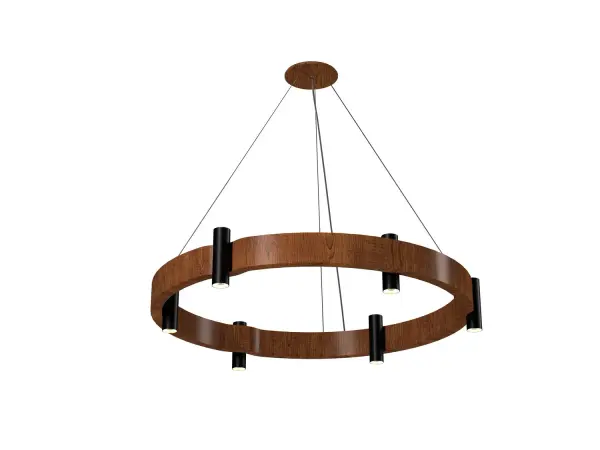 Collection: Flow Designer: Studio Accord: Bruno Diego Felippe Finish: Imbuia Width: 39.37" Height: 5.31" Length: 39.37" Weight: 14.49 lb Wire: 118" Bulbs Included Number of Bulbs: 8 Maximum Wattage: 8.00 W Bulb Type: MR11 Bulb Base: GU10 Color Temperature: 3000 K CRI: 90 Voltage: 120.00 V Material: Wood veneer, MDF, Metal Country of Origin: Brazil Safety Listing: UL Safety Rating: Damp Connection: Hard Wired Manufacturer Warranty: 5 Years
