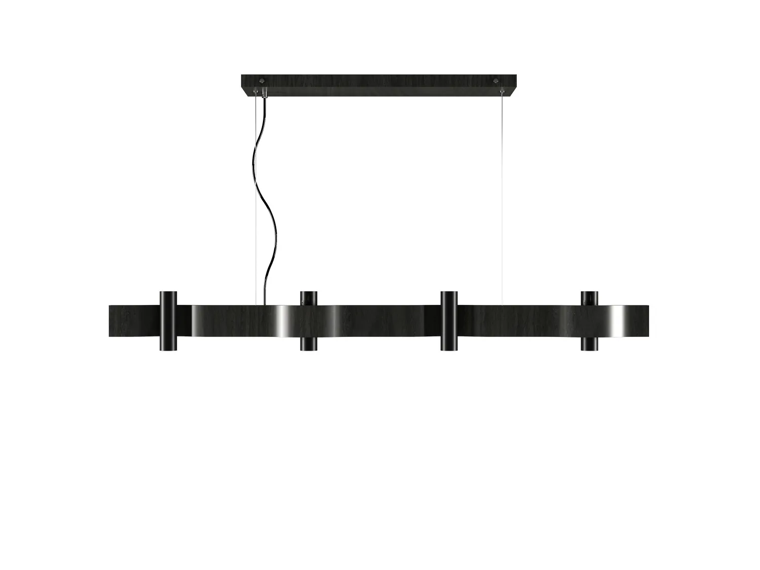 Flow 14 Light Pendant in Charcoal