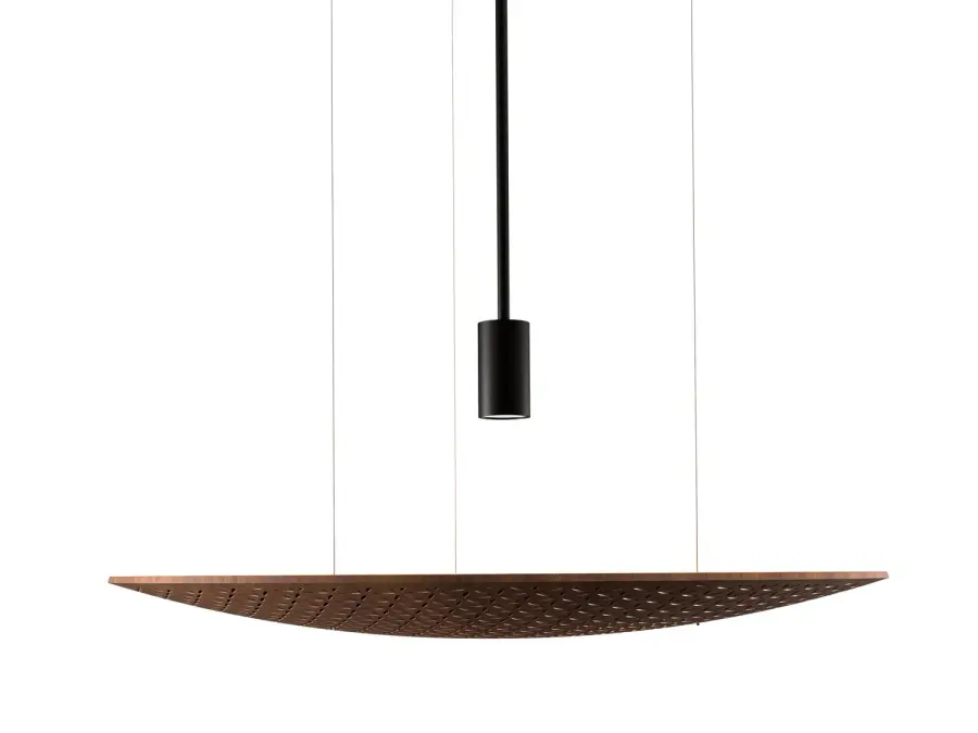 Harmony One Light Pendant in Imbuia