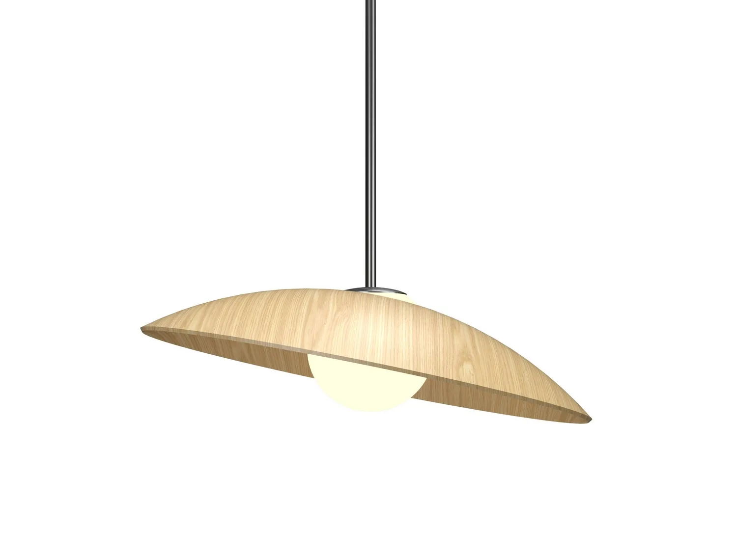 Oyster One Light Pendant in Sand