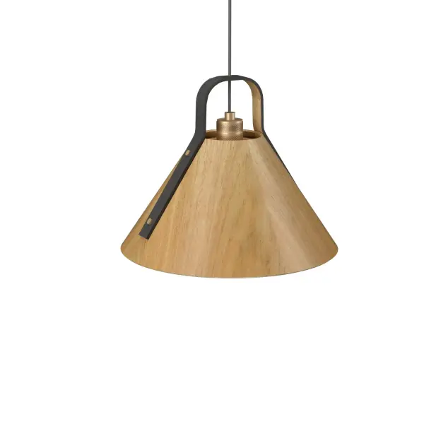 Strap One Light Pendant in Louro Freijo