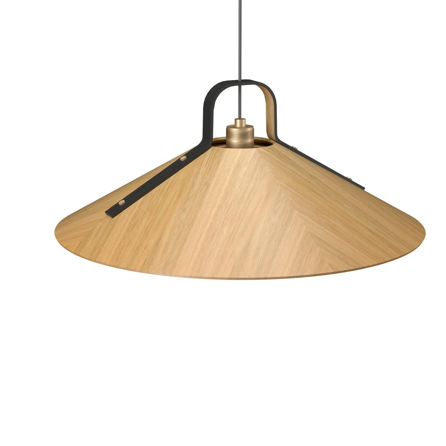 Strap One Light Pendant in Louro Freijo