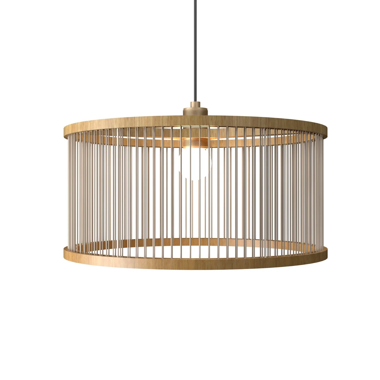 Corda One Light Pendant in Louro Freijo