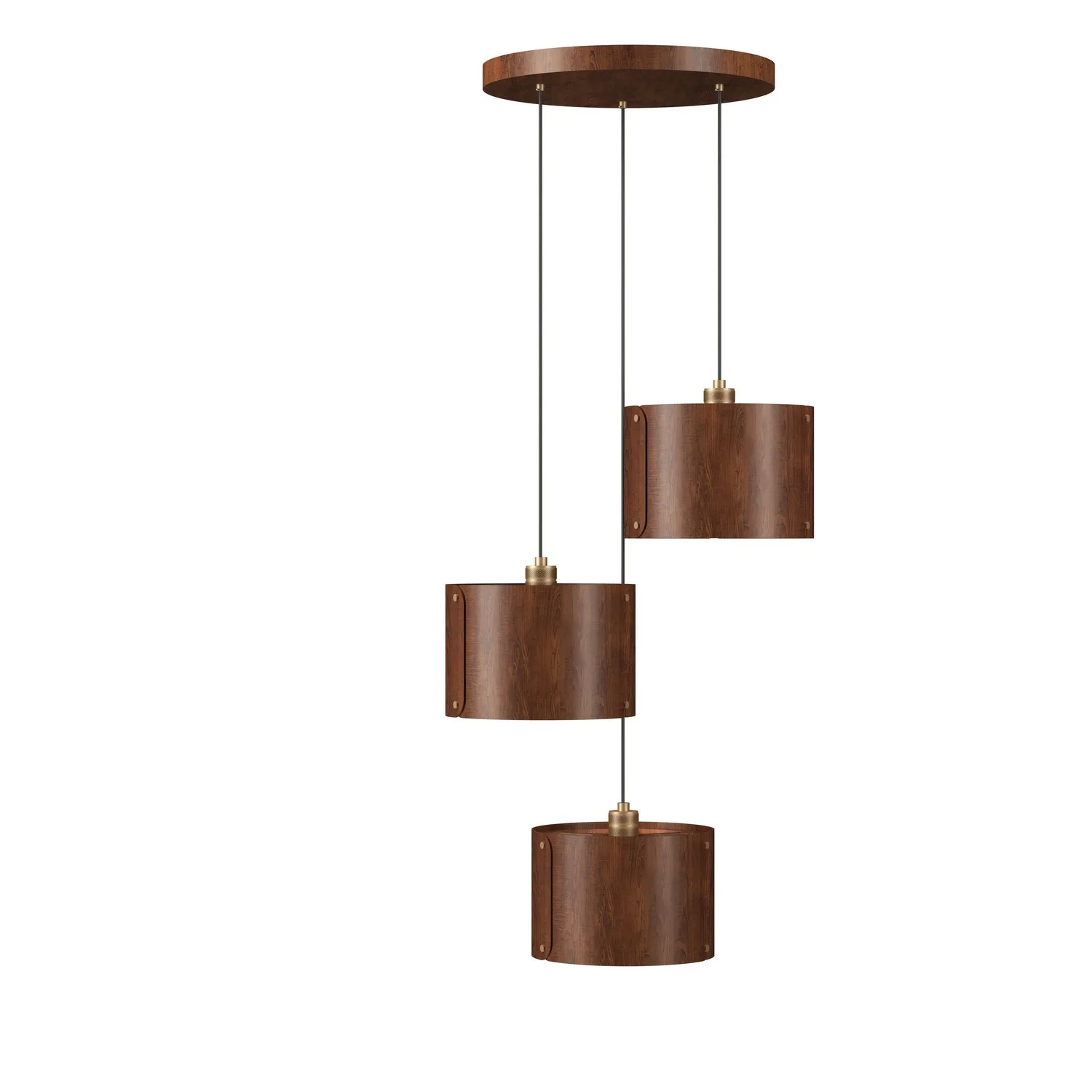 Element Three Light Pendant in Imbuia
