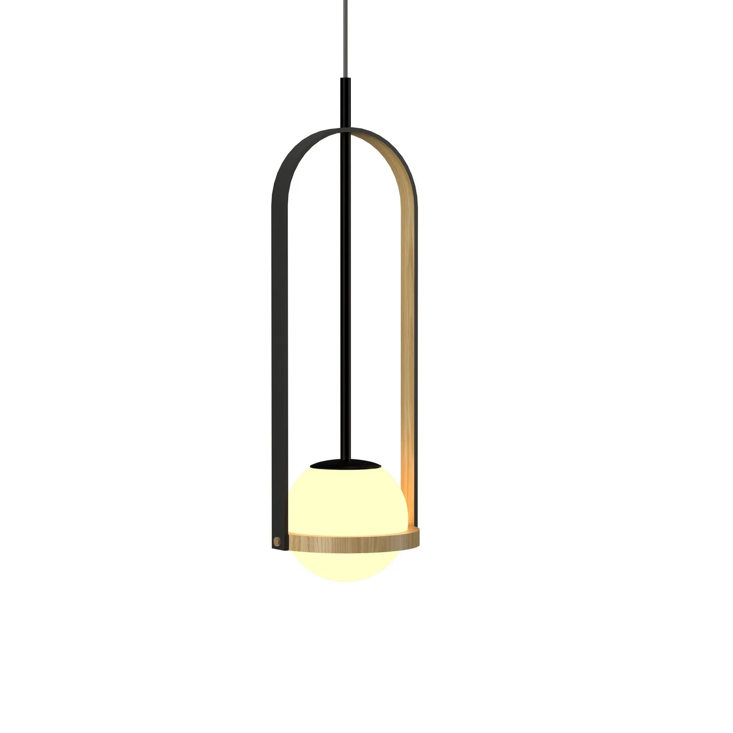 Strap One Light Pendant in Sand