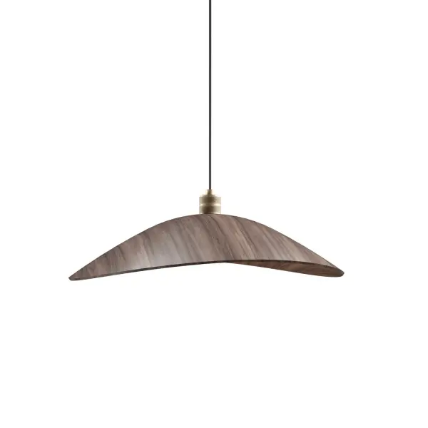 Collection: Oyster Designer: Studio Accord Finish: American Walnut Width: 20.47" Height: 5.51" Length: 24.41" Weight: 13.89 lb Wire: 118" Number of Bulbs: 1 Maximum Wattage: 25.00 W Bulb Type: A19 Bulb Base: E26 Voltage: 120.00 V Material: Wood veneer, MDF Country of Origin: Brazil Safety Listing: UL Safety Rating: Damp Connection: Hard Wired Manufacturer Warranty: 5 Years