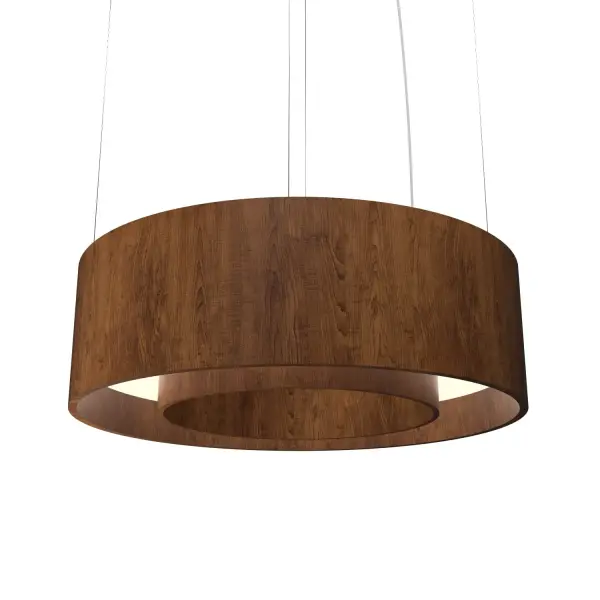 Wooden decorative luminaire with contemporary, timeless design in natural wood veneer or Italian lacquer finish. Proudly made in Brazil, combining high-end technology and the irreplaceable manual finishing. Collection: Cylindrical Designer: Studio Accord Finish: Imbuia Width: 23.62" Height: 9.84" Length: 20.47" Weight: 7.05 lb Wire: 118" Maximum Wattage: 64.00 W Bulb Type: LED Bulb Base: Integrated Light Source: LED Light Output: 4400.00 lm Delivered Lumens: 4400.00 lm Color Temperature: 3000 K CRI: 90 Rated Average Life: 50,000 Voltage: 120.00 V Material: Wood veneer, MDF Country of Origin: Brazil Safety Listing: UL Safety Rating: Damp Connection: Hard Wired LED Manufacturer Warranty: 5 Years Spec Sheet Instructions