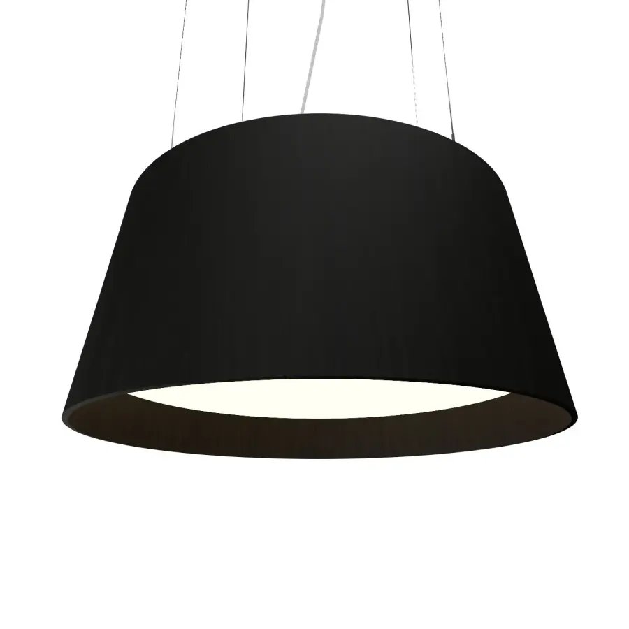Sleek Conical LED Pendant with Integrated Lighting