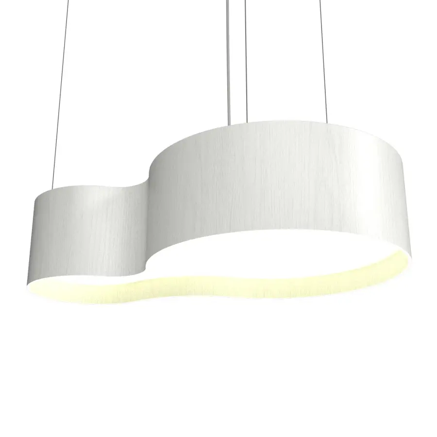 Organic LED Pendant in Organic White