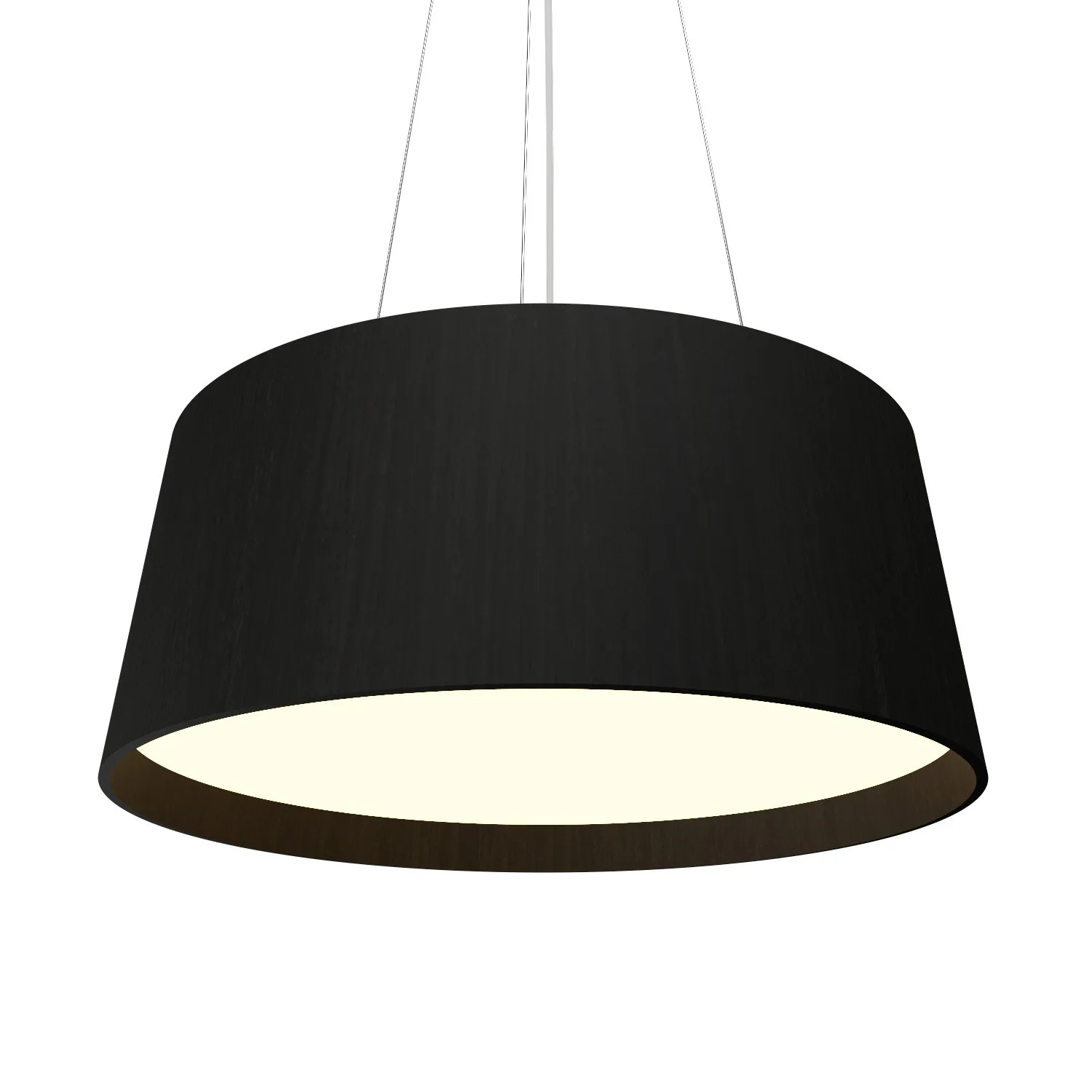 Conical LED Pendant in Charcoal