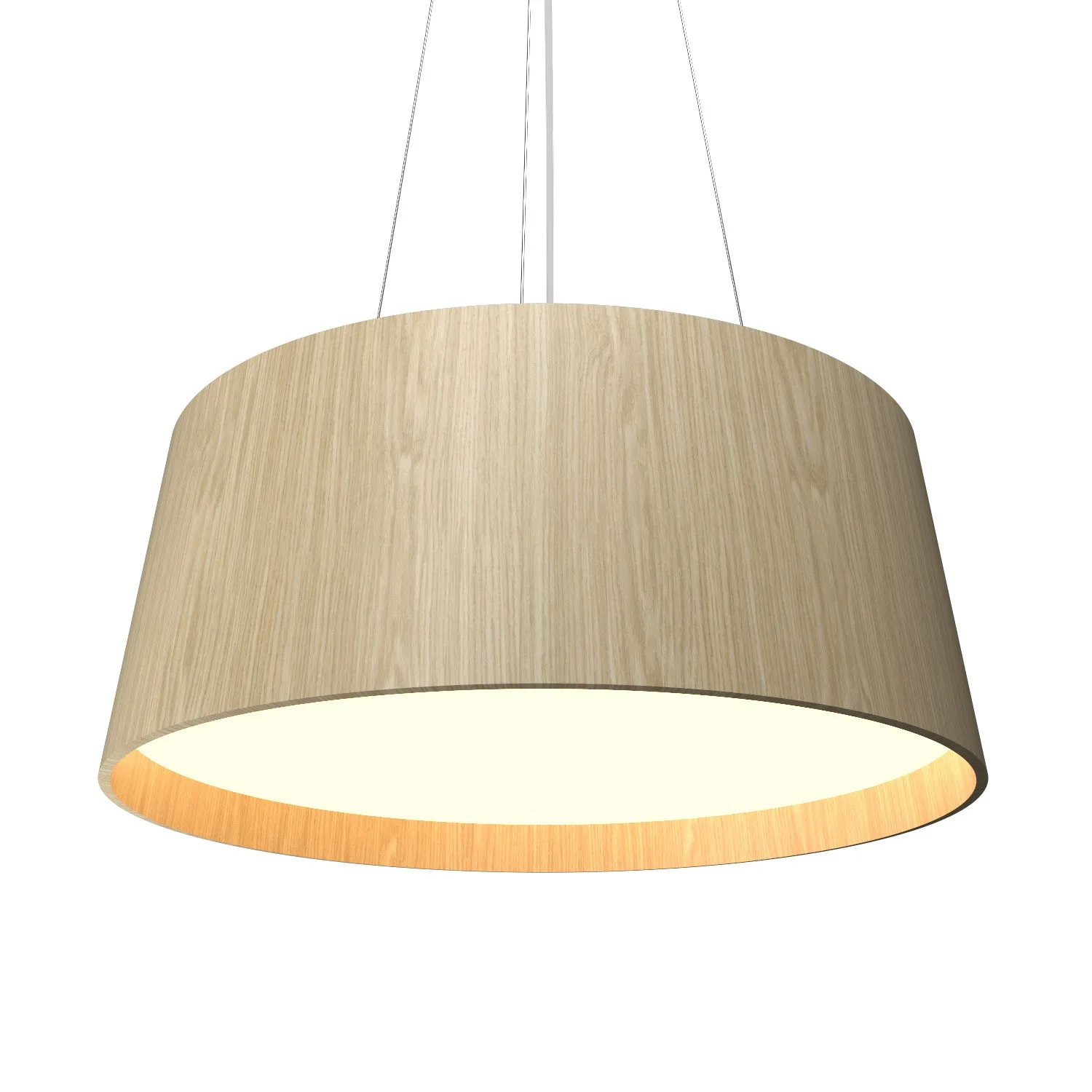 Conical LED Pendant in Sand