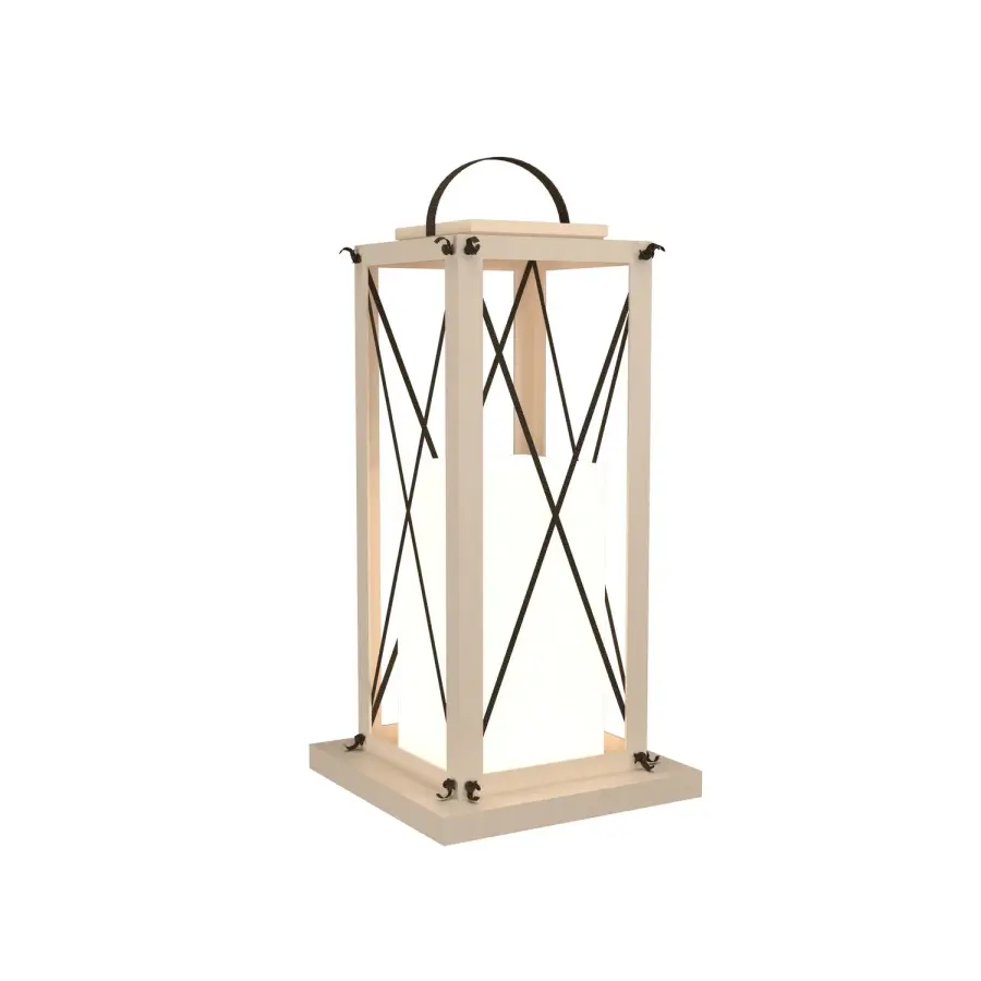 Clean Organic Cappuccino Floor Lamp