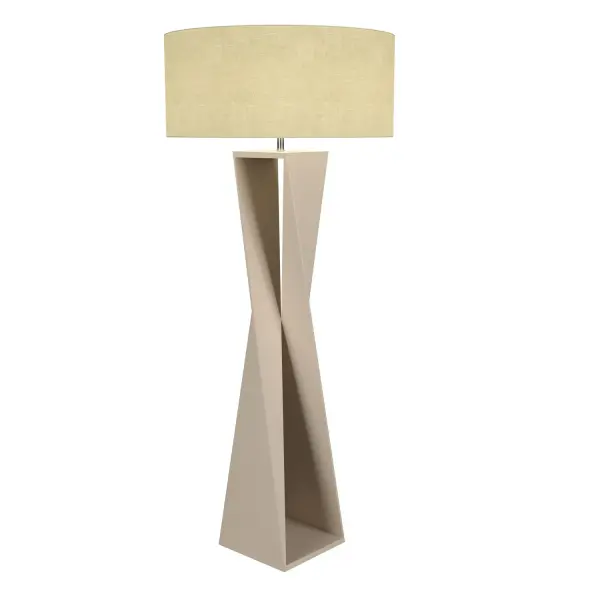 The Spin Floor Lamp brings organic modern elegance with its distinctive Cappuccino finish. At over 5 feet tall, this statement piece provides ambient lighting while serving as functional art for contemporary interiors.