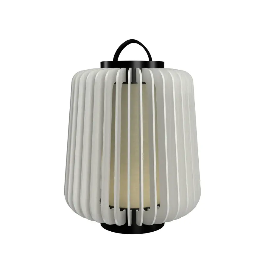 Stecche di Legno Organic White Floor Lamp