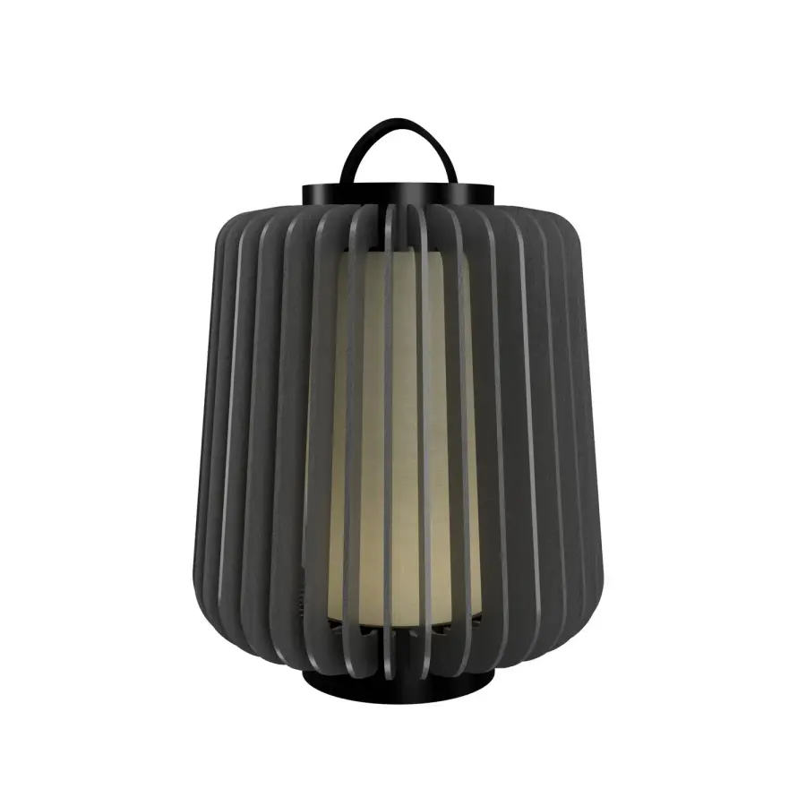 Stecche di Legno Floor Lamp in Organic Grey