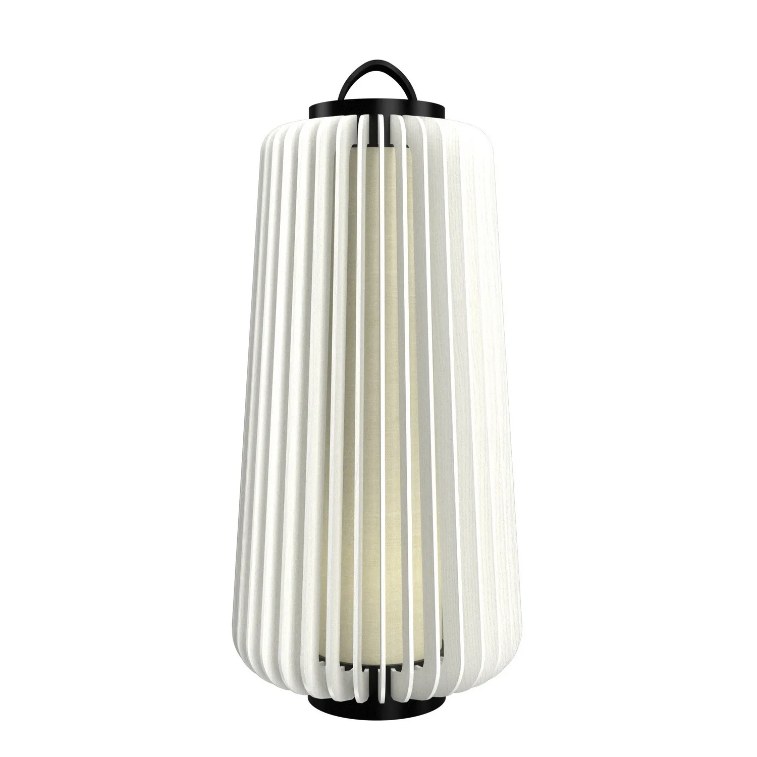 Stecche di Legno Floor Lamp in Organic White
