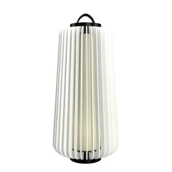 Stecche di Legno Floor Lamp in Organic White