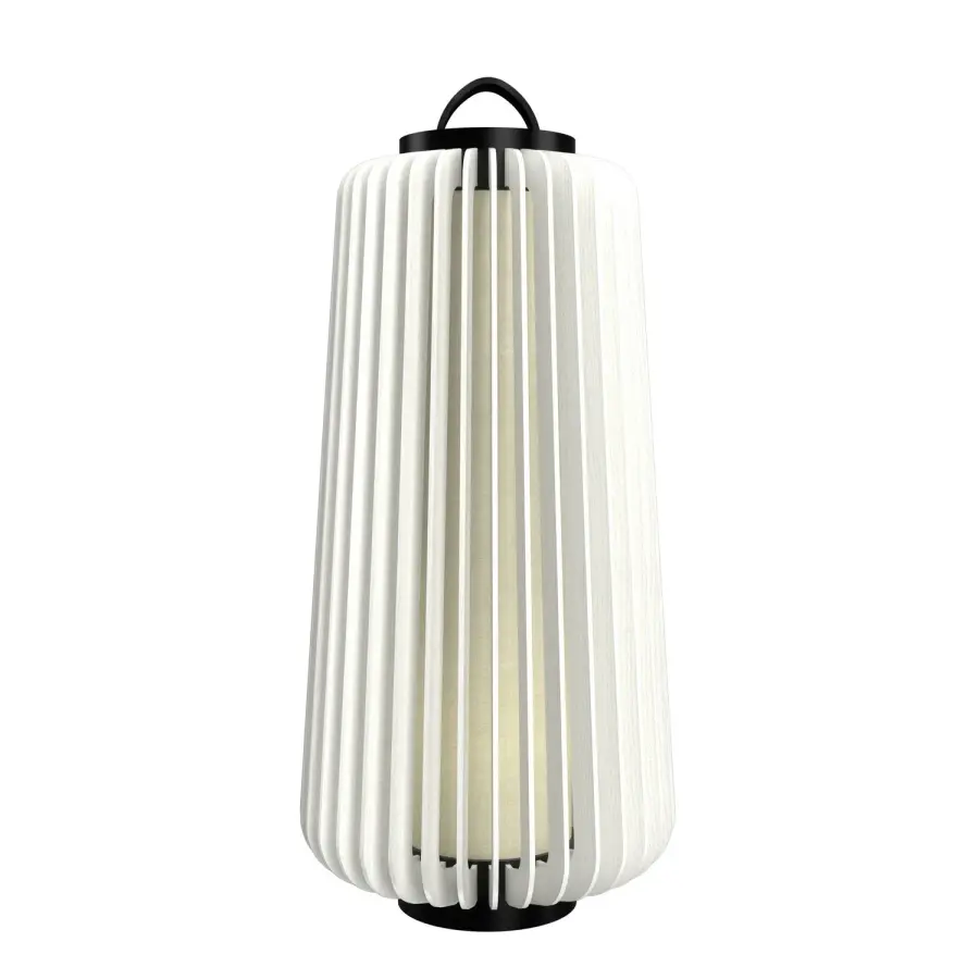Stecche di Legno Floor Lamp in Organic White