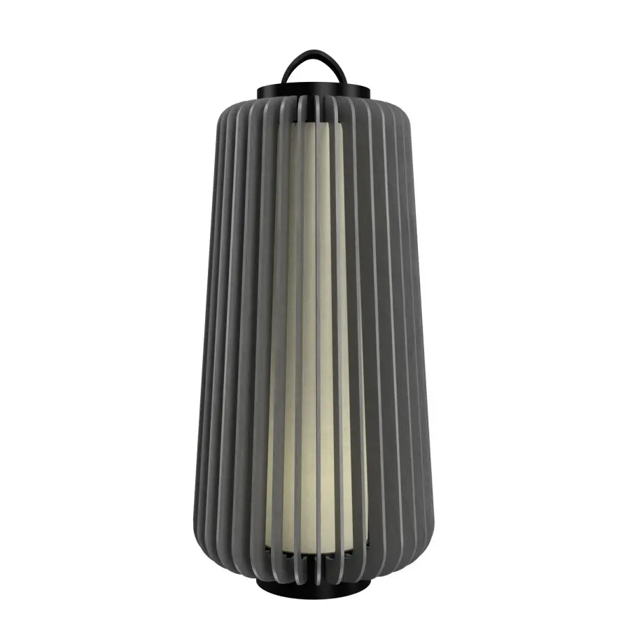 Stecche di Legno Floor Lamp in Organic Grey