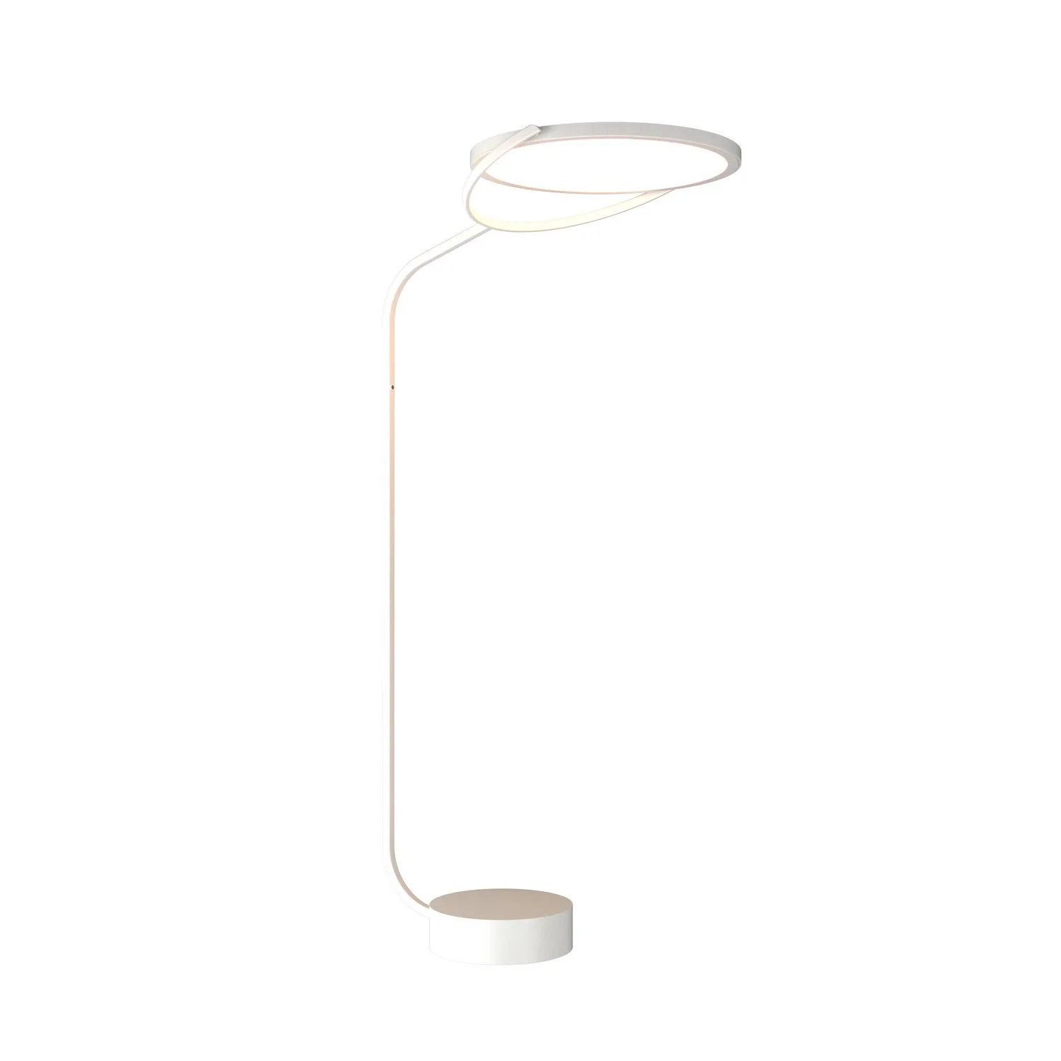 Naia LED Floor Lamp in Organic White