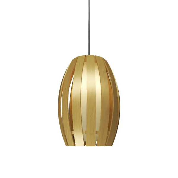 The Barrel pendant brings warm organic gold tones in a compact 13-inch design. Perfect for smaller spaces or grouped installations, this single-light fixture offers contemporary style with versatile placement options.