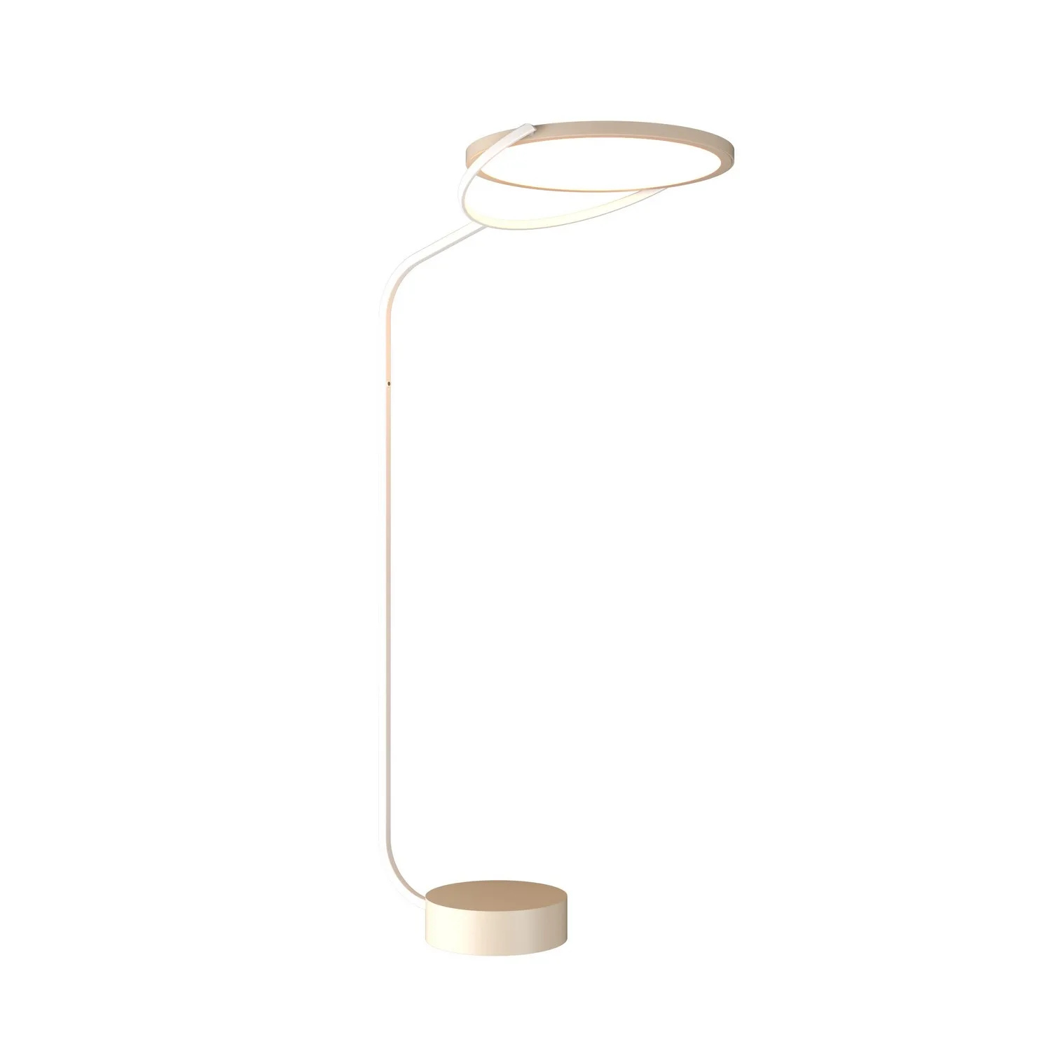 Naia LED Floor Lamp in Organic Cappuccino