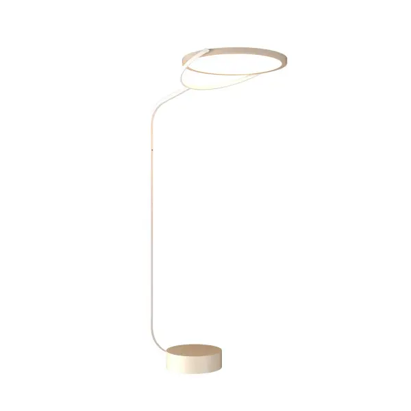 Naia LED Floor Lamp in Organic Cappuccino