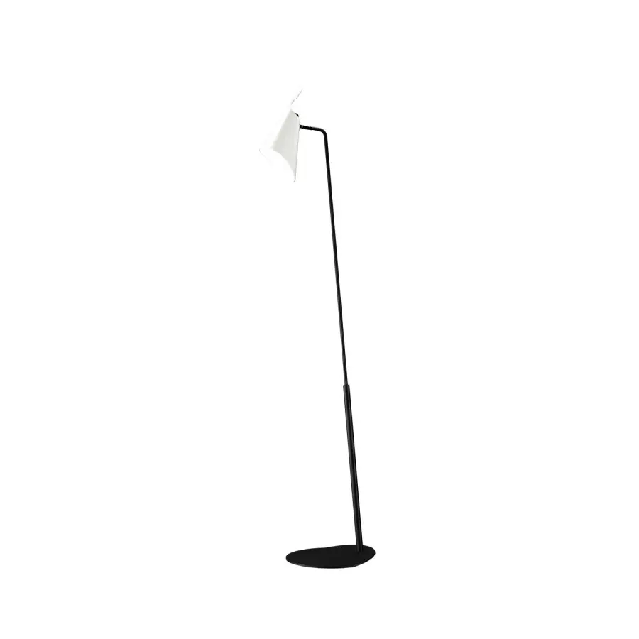 Balance One Light Floor Lamp in Organic White