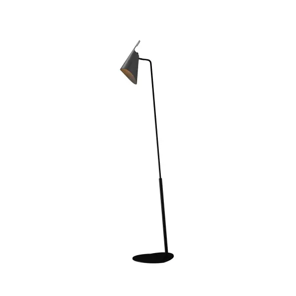 Balance One Light Floor Lamp in Organic Grey