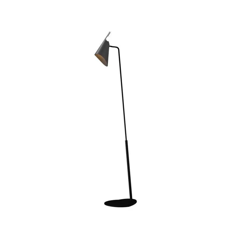 Balance One Light Floor Lamp in Organic Grey