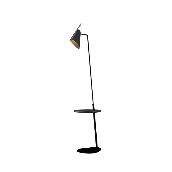 Balance One Light Floor Lamp in Organic Grey