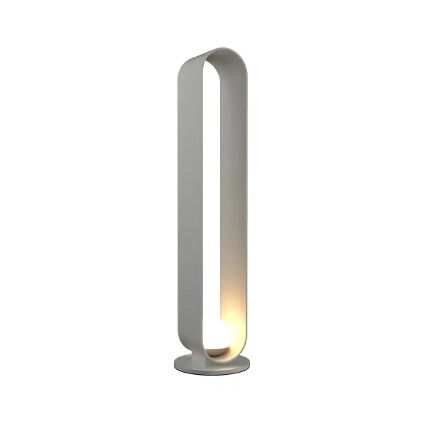 The Sfera floor lamp brings modern elegance with its distinctive spherical shade in organic white. At just over 4 feet tall, it provides ambient lighting perfect for reading corners or accent lighting in contemporary spaces.