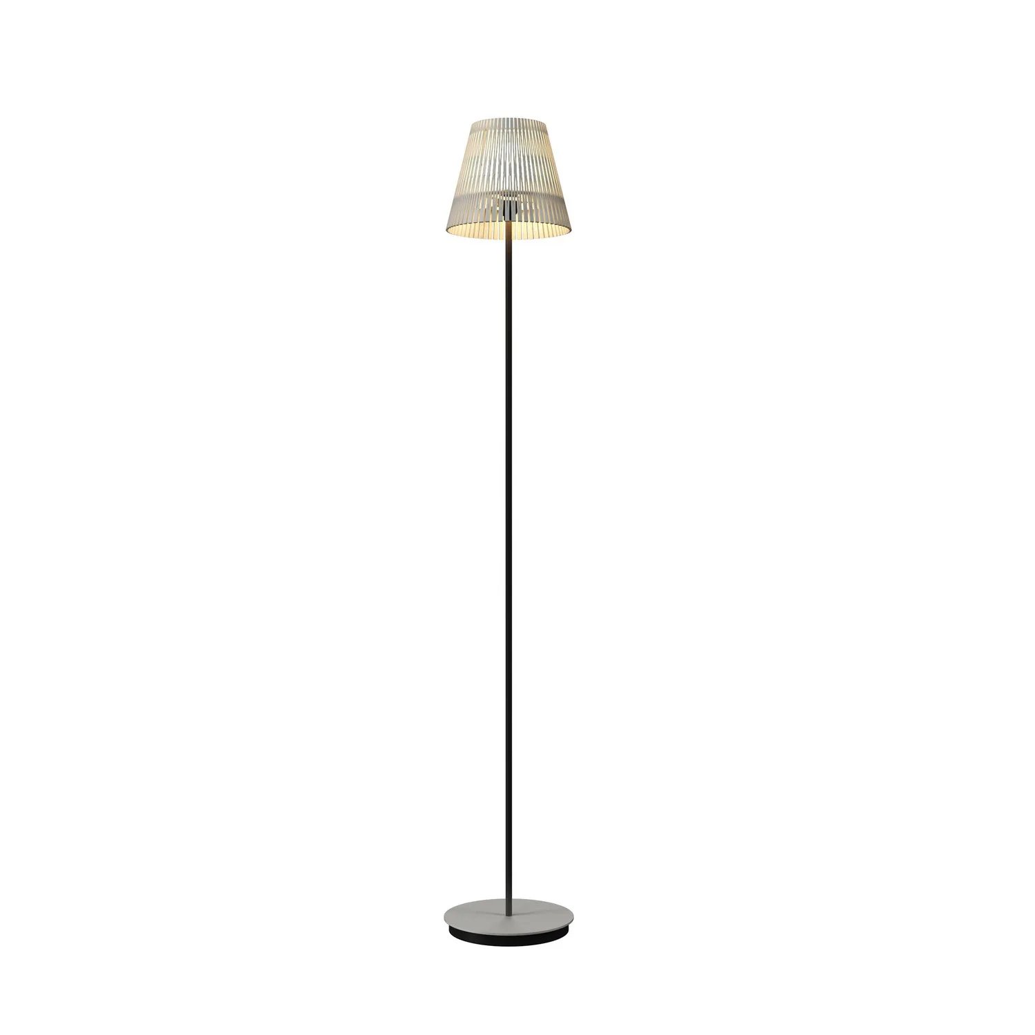 Living Hinges One Light Floor Lamp in Organic White