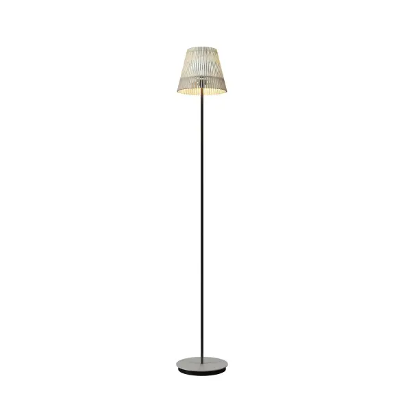Living Hinges One Light Floor Lamp in Organic White
