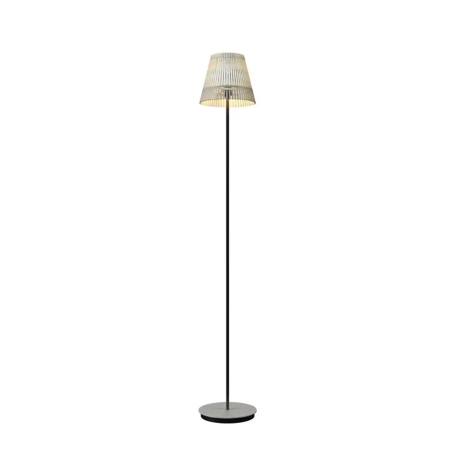 Living Hinges One Light Floor Lamp in Organic White