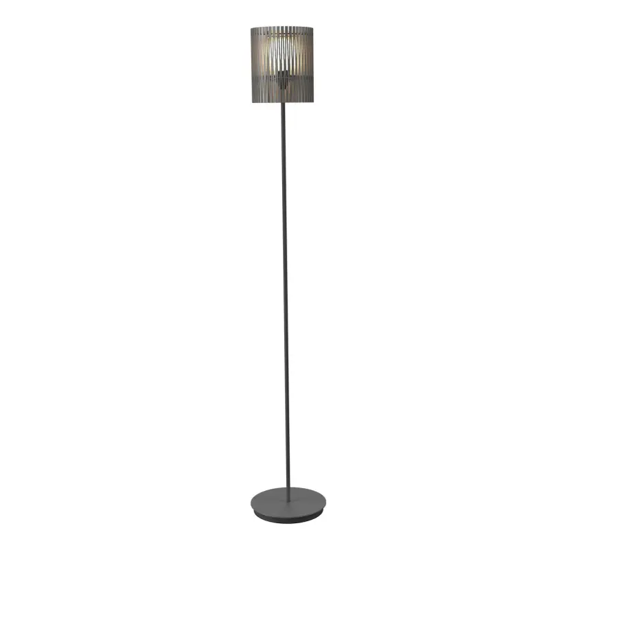 Living Hinges Floor Lamp in Organic Grey