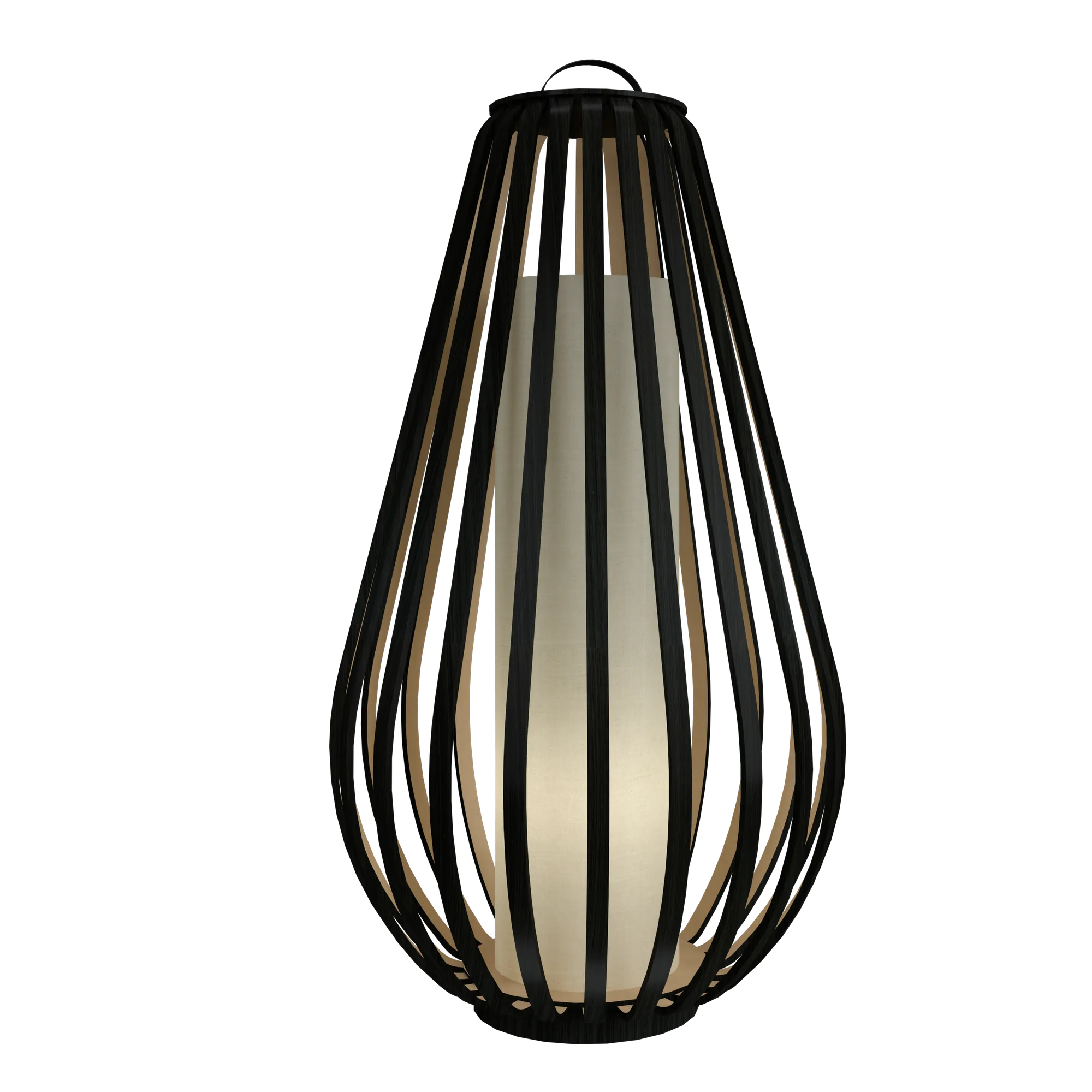Balloon One Light Floor Lamp in Charcoal
