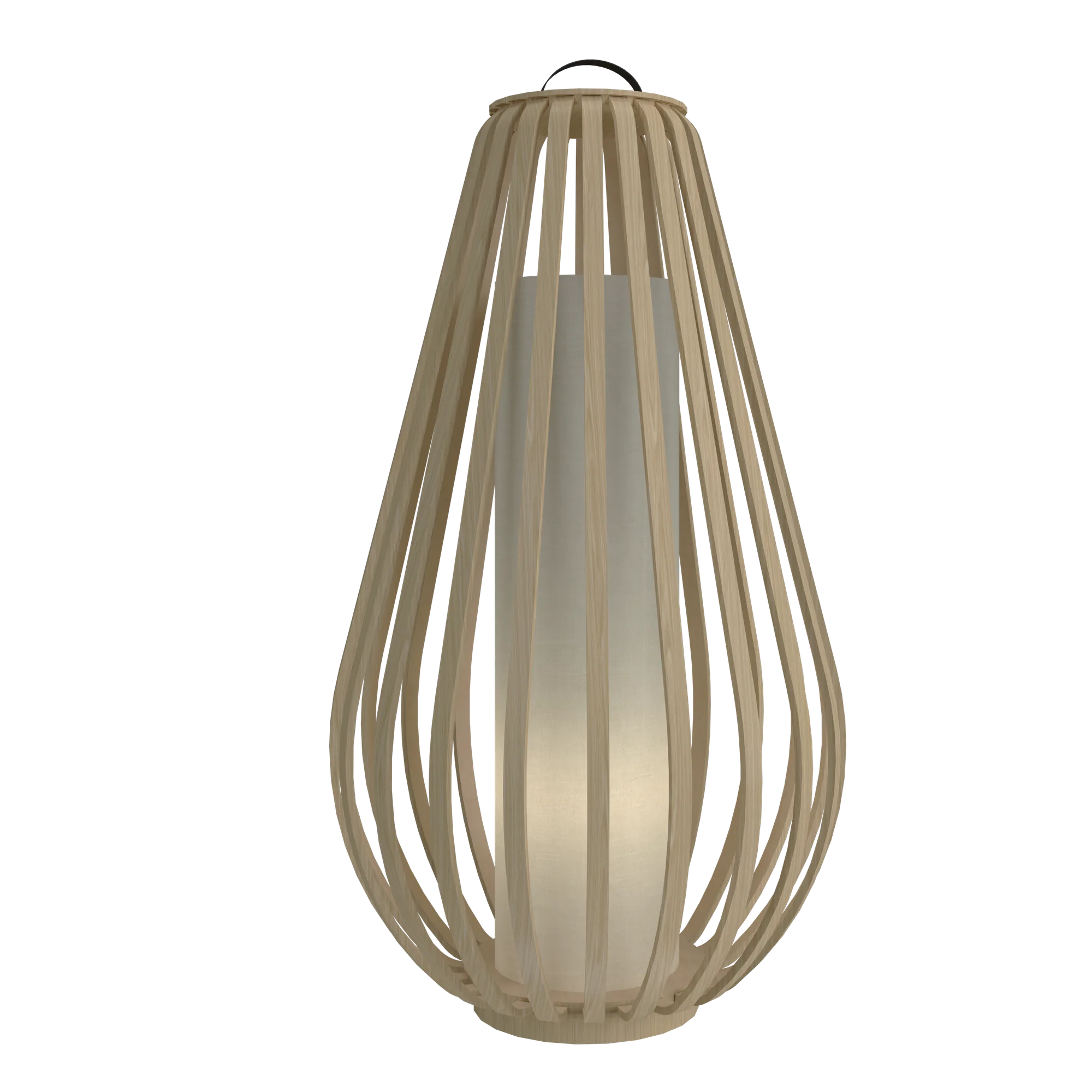 Balloon One Light Floor Lamp in Sand
