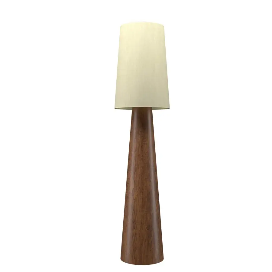 Balloon One Light Floor Lamp in Imbuia