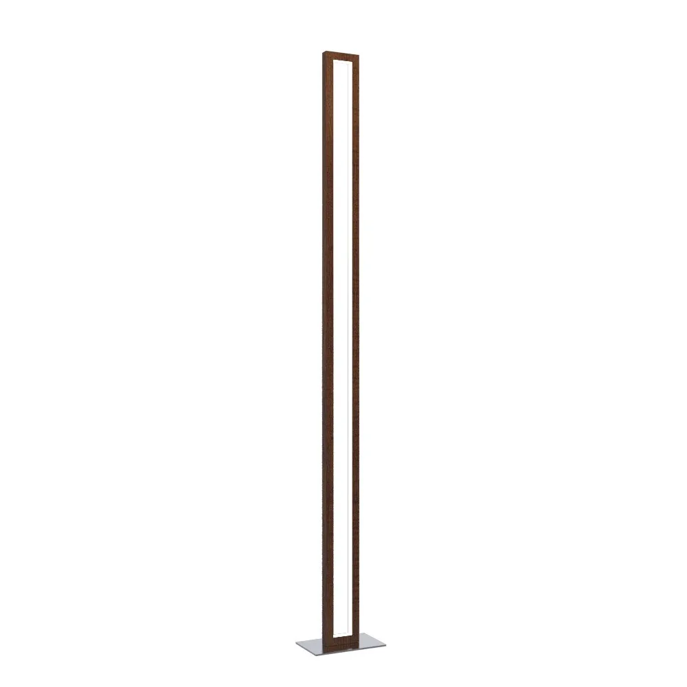 Frame LED Floor Lamp in Imbuia