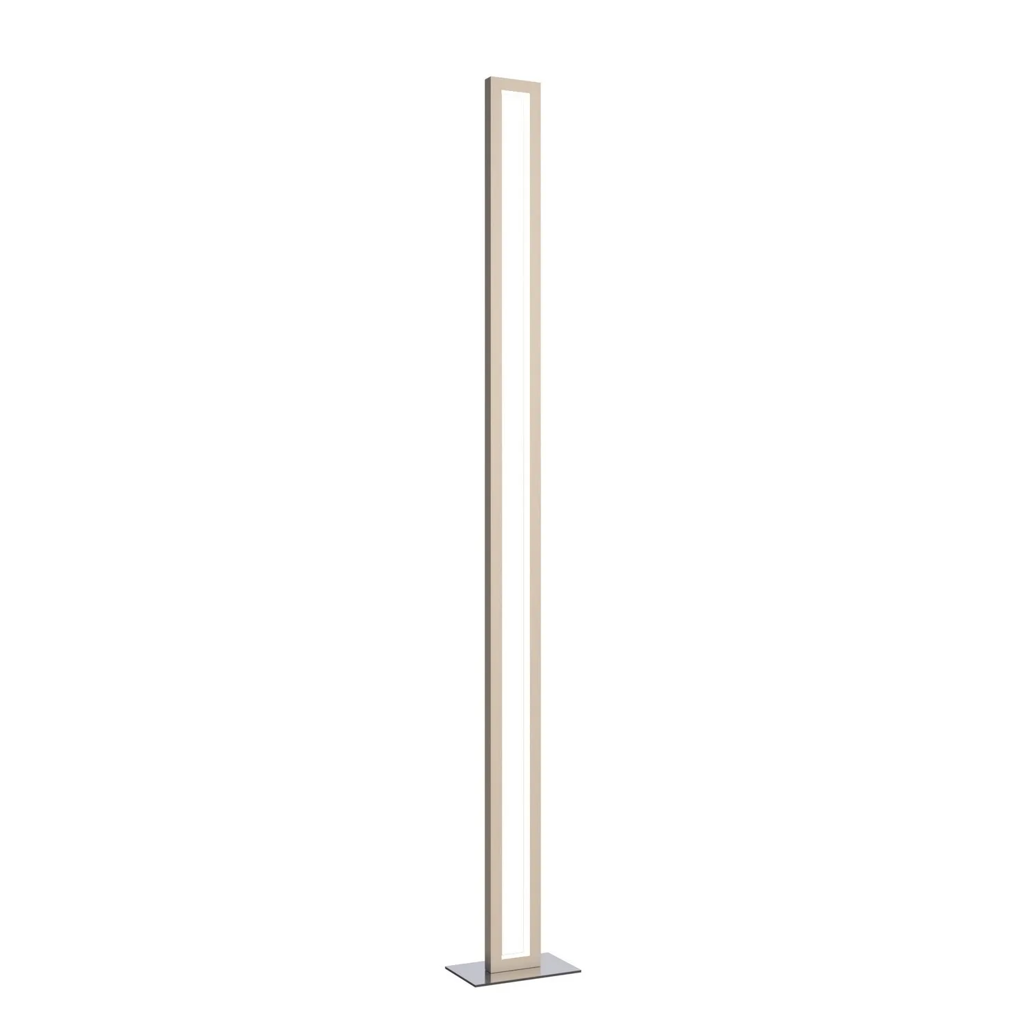 Frame LED Floor Lamp in Organic Cappuccino