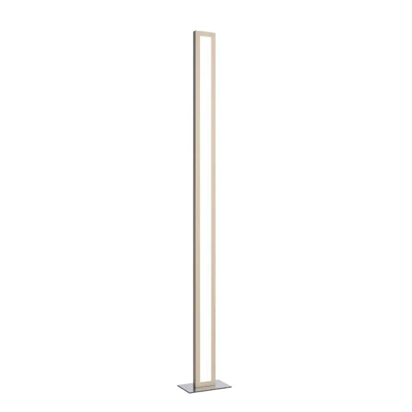 Frame LED Floor Lamp in Organic Cappuccino