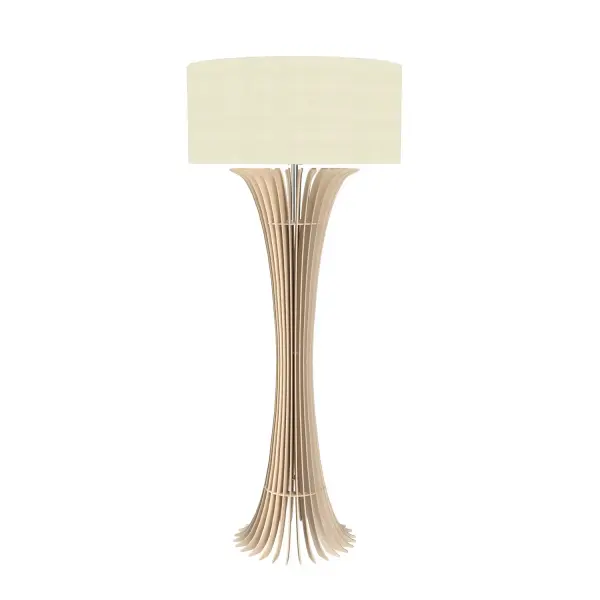 Stecche di Legno Organic Cappuccino Floor Lamp