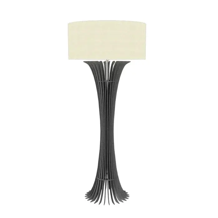 Stecche di Legno Floor Lamp in Organic Grey